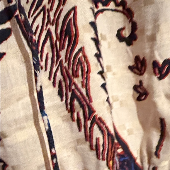 Lucky Brand Beige and Black Long Sleeve Dress - Picture 4 of 6